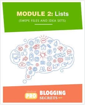 Pro-Blogging Secrets Kit Module 2